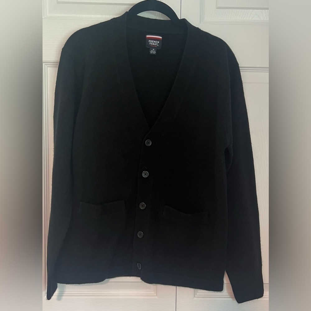 French Toast Button Down Long Sleeved Cardigan Size 18
